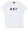 Men's VPC Logo Short Sleeve T-Shirt White - A.P.C. - BALAAN 2