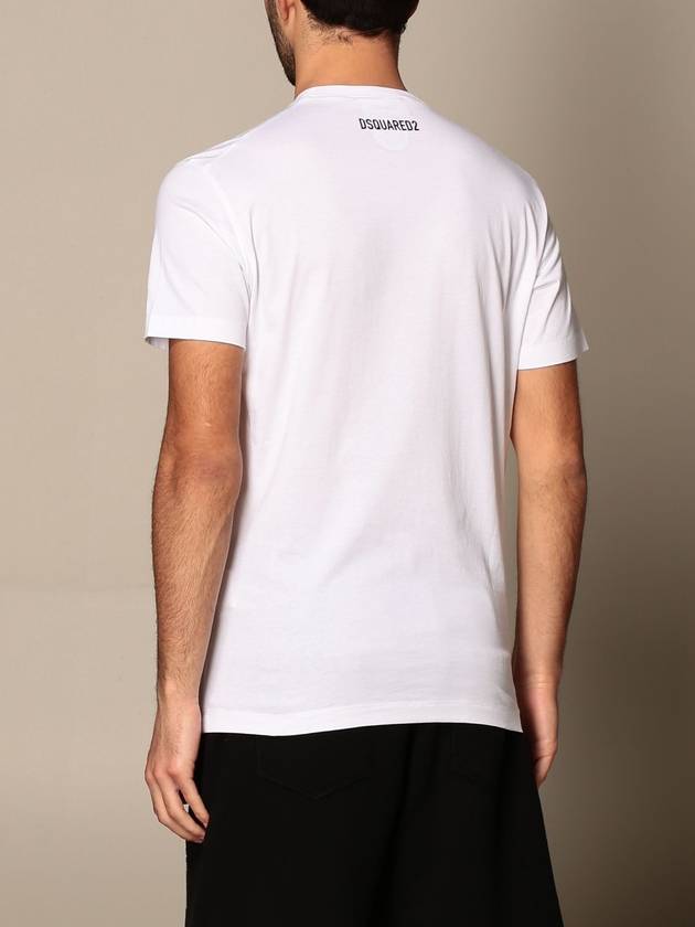 T-shirt Dsquared2 in cotone con logo - DSQUARED2 - BALAAN 3