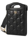 GG Matelasse Mini Bag Black - GUCCI - BALAAN 3