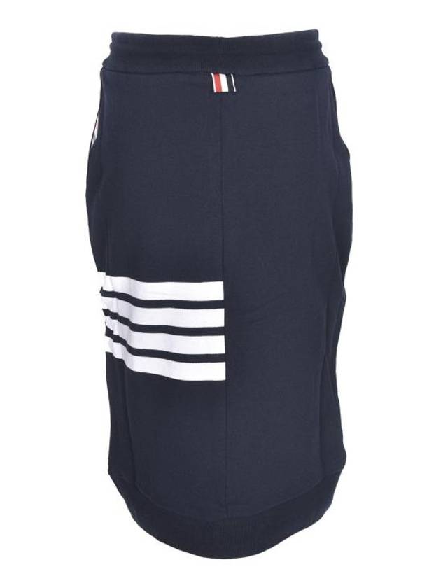 Women's 4-Bar Stripe Drawstring Skirt Navy - THOM BROWNE - BALAAN 3