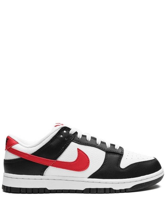 Dunk Retro Low Top Sneakers White Black - NIKE - BALAAN 2