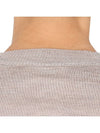 De Coeur Wool Knit Top Beige - AMI - BALAAN 9