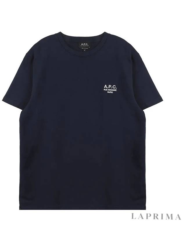 Raymond Short Sleeve T-shirt Navy - A.P.C. - BALAAN 9