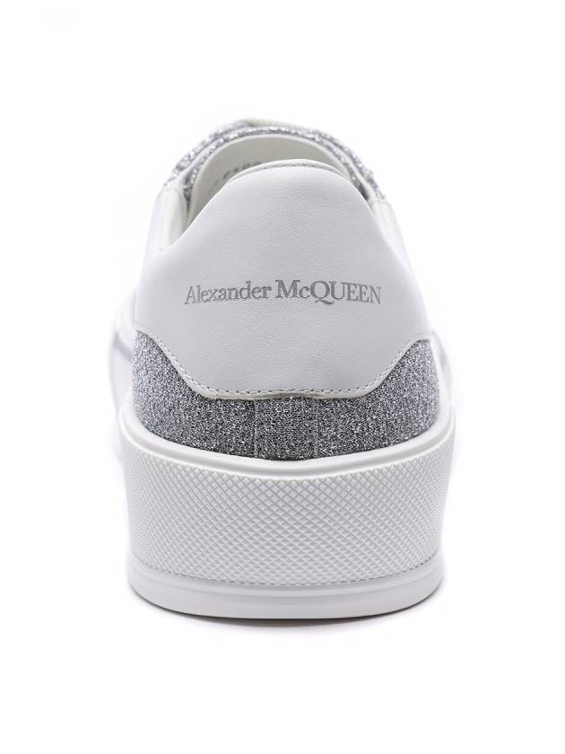 Plimsol Glitter Low Top Sneakers Grey - ALEXANDER MCQUEEN - BALAAN 5