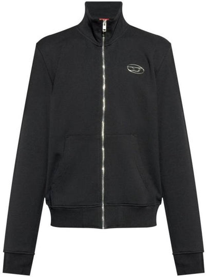 S Genie Zip Odi High Neck Up Jacket Black - DIESEL - BALAAN 2