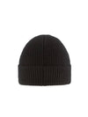 Embroidered Denim Bear Wool Beanie Black - POLO RALPH LAUREN - BALAAN 6