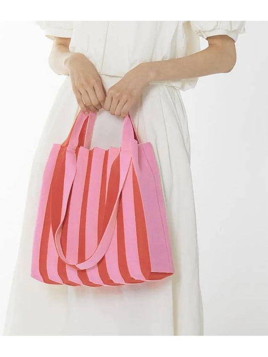 Two way shopper bag red pink - PLEATSMAMA - BALAAN 2