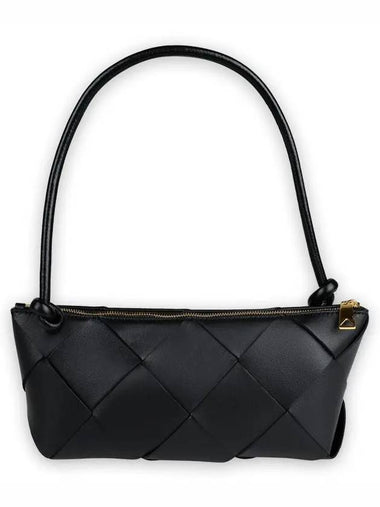 Cassette Mini Shoulder Bag Black - BOTTEGA VENETA - BALAAN 1