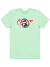 World Wide Logo Short Sleeve T-Shirt Mint Green - NIKE - BALAAN 1