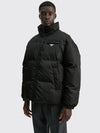 Medium-Length Re-Nylon Reversible Down Padded Jacket Black - PRADA - BALAAN 6