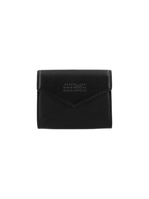 Japanese 6 Leather Card Wallet Black - MAISON MARGIELA - BALAAN 2