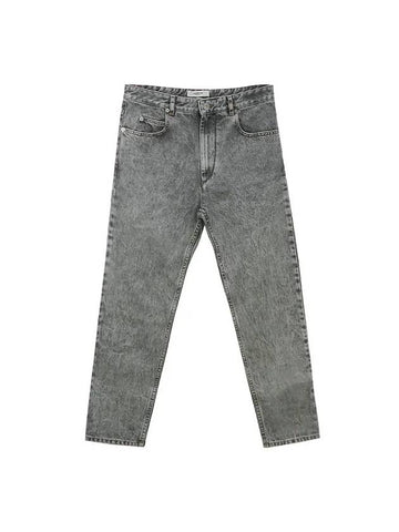 Neasr Washed Denim Jeans Grey - ISABEL MARANT - BALAAN 1