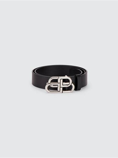 Men's BB Buckle Large Belt Black - BALENCIAGA - BALAAN 2