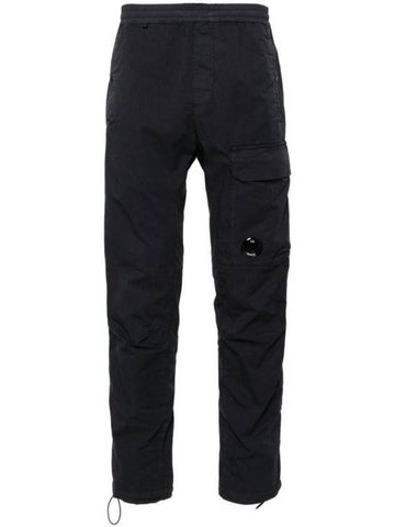 Twill Stretch Regular Utility Straight Pants Navy - CP COMPANY - BALAAN 1