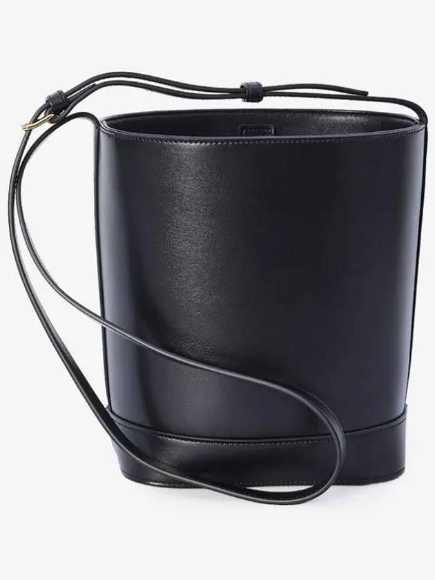 Coeur Triomphe Calfskin Small Bucket Bag Black - CELINE - BALAAN 4