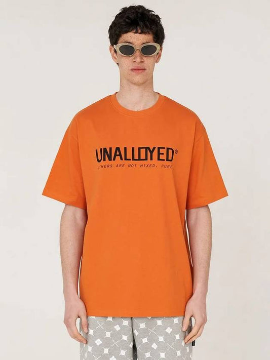 Logo T-Shirt Orange - UNALLOYED - BALAAN 2