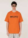 Logo Short Sleeve T-Shirt Orange - UNALLOYED - BALAAN 2