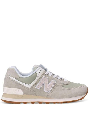 Balance 574 Low Top Sneakers Green Angora - NEW BALANCE - BALAAN 1