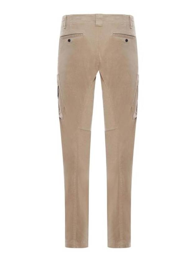 Stretch Sateen Ergonomic Lens Cargo Straight Pants Beige - CP COMPANY - BALAAN 3