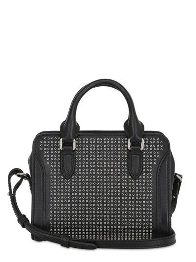 PADLOCK Mini Eyelet Leather Mini Shoulder Bag - ALEXANDER MCQUEEN - BALAAN 4