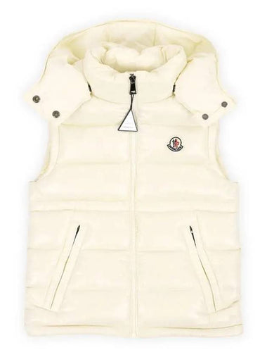 Kids ANIA Down Hooded Padded Vest Ivory 1A00081 68950 070 8 10A - MONCLER - BALAAN 1