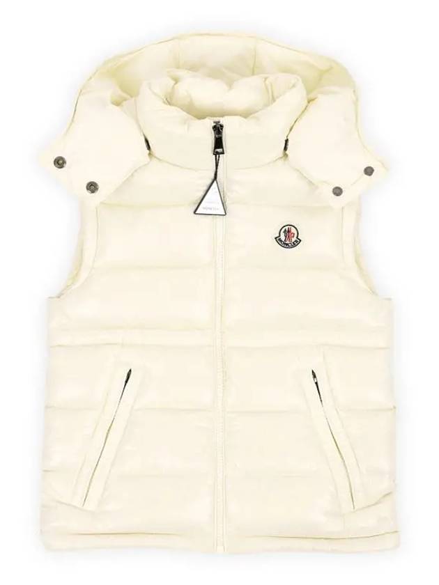 Kids ANIA Down Hooded Padded Vest Ivory 1A00081 68950 070 8 10A - MONCLER - BALAAN 2