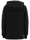 Men's Diagonal Goggles Hoodie Black - CP COMPANY - BALAAN 4