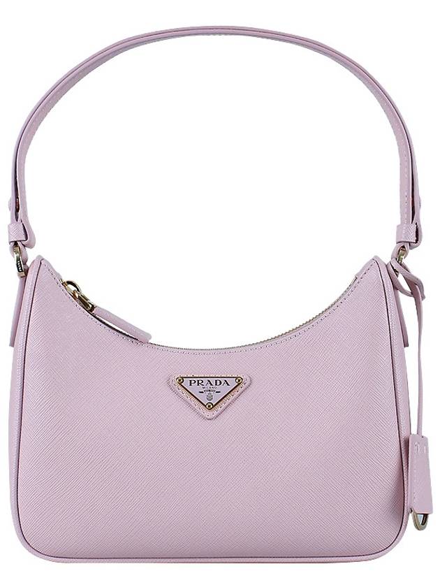 Re-Edition Saffiano Leather Mini Bag Pink - PRADA - BALAAN 3