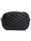 Chevron Kira Small Camera Cross Bag Black - TORY BURCH - BALAAN 5