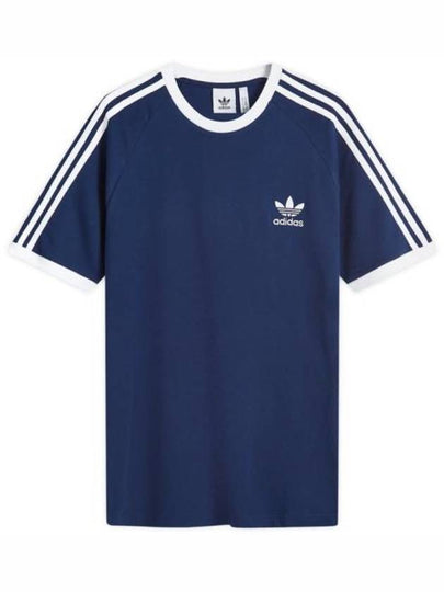 Adicolor Classic 3 Stripe Short Sleeve T-Shirt Navy - ADIDAS - BALAAN 2