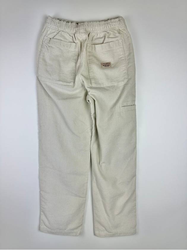 Wide Whale Cord Beach Corduroy Track Pants Bone - STUSSY - BALAAN 5