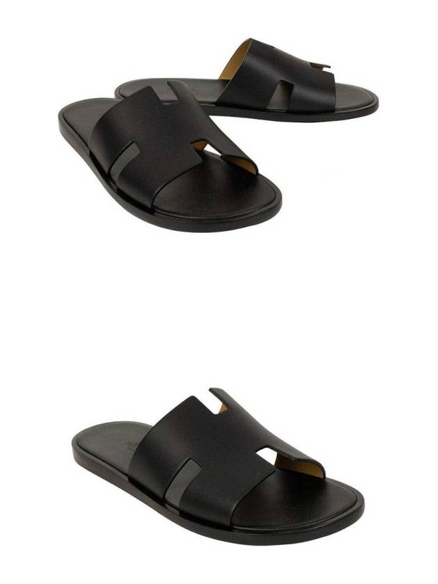 Izmir Sandal Calfskin & Noir - HERMES - BALAAN 5