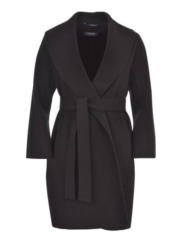 Messi Belt Wool Single Coat Black - MAX MARA - BALAAN 2