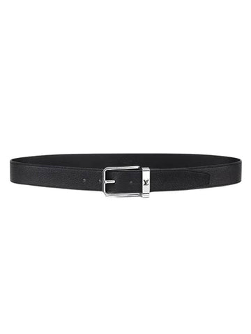 Pont Neuf 35MM Leather Belt Black - LOUIS VUITTON - BALAAN 1