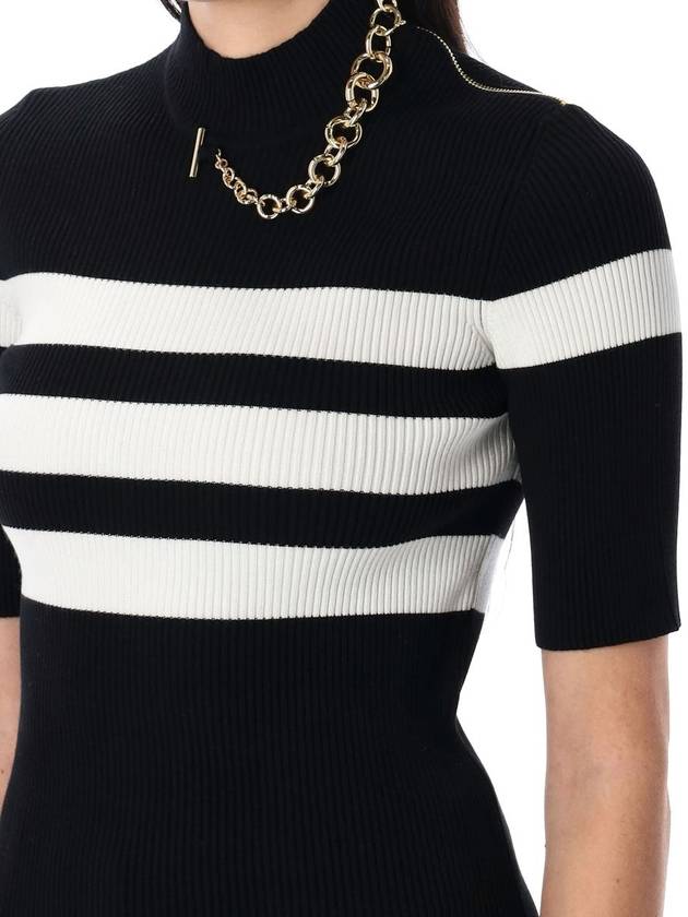 Jean Paul Gaultier Striped Knit Top - JEAN PAUL GAULTIER - BALAAN 3