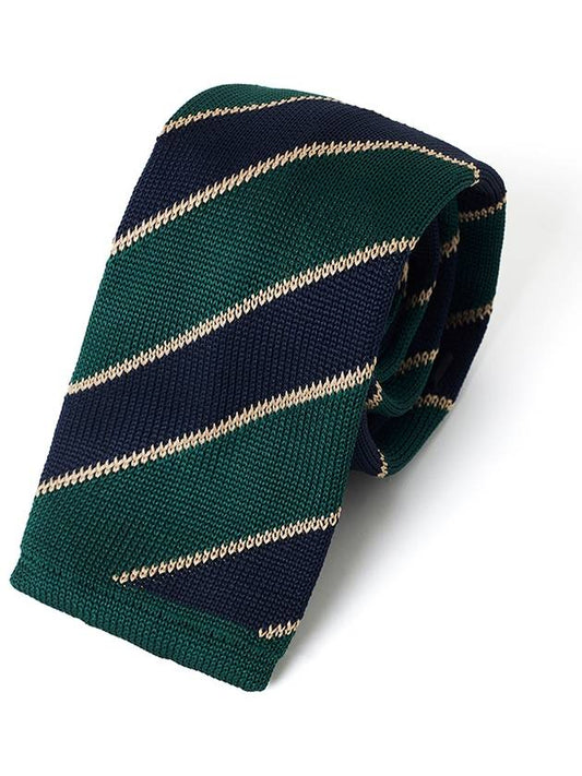 diagonal striped knit tie - TRADCLUB - BALAAN 1