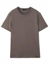 Cotton Crew Neck Short Sleeve T-Shirt Nude - TOM FORD - BALAAN 2