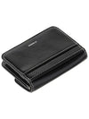 Dot compact keyring business card holder card holder black - LE MASQUE - BALAAN 6