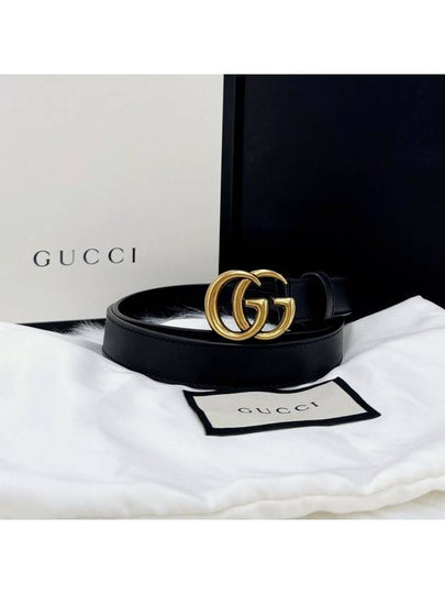 GG Marmont Women s Belt Black 409417 - GUCCI - BALAAN 2