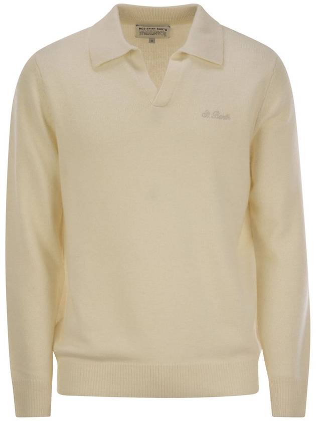 Cashmere blend jumper with polo neck - MC 2 SAINT BARTH - BALAAN 1