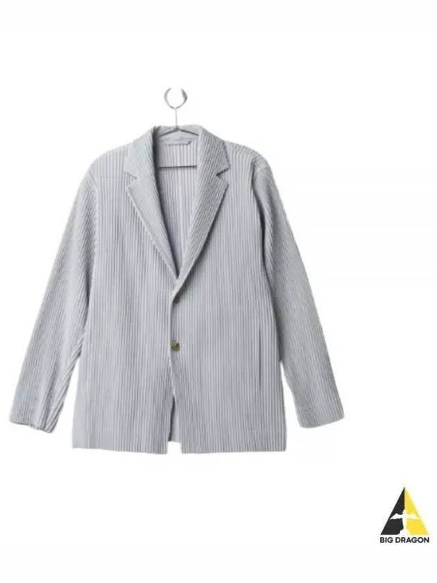 Homme Pliss? Suit Jacket HP38JD40111 Gray - ISSEY MIYAKE - BALAAN 2