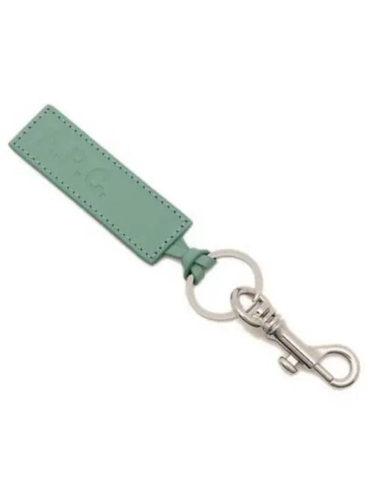 Logo Leather Key Holder Green - A.P.C. - BALAAN 2