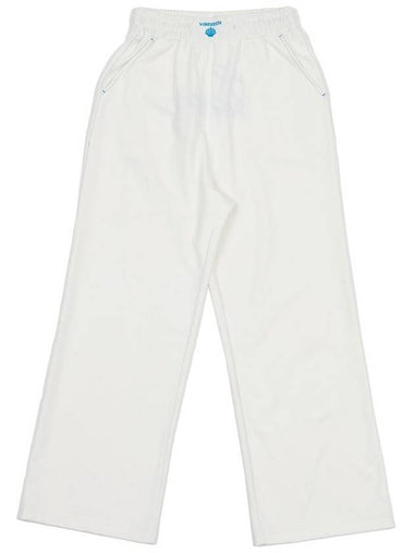 Chloe Recycled Wide Pants White - VIBEREEN - BALAAN 1