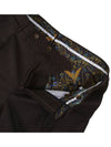 Virgin wool check pleated brown pants - PT TORINO - BALAAN 5