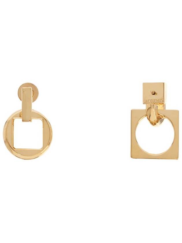 Les Pendante Round Carr? Earrings 233JW5685845270 - JACQUEMUS - BALAAN 4