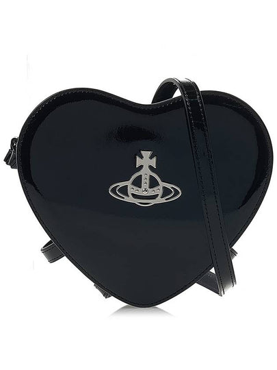 Louise Heart Cross Bag Black - VIVIENNE WESTWOOD - BALAAN 2