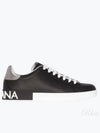 Portofino Calfskin Sneakers Black - DOLCE&GABBANA - BALAAN 2