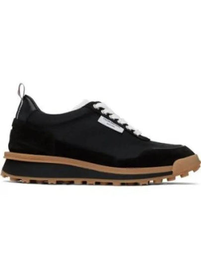 Alumni Eco Nylon Sneaker Black - THOM BROWNE - BALAAN 2