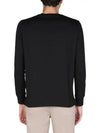 Zebra Patch Cotton Long Sleeve T-Shirt Black - PAUL SMITH - BALAAN 4