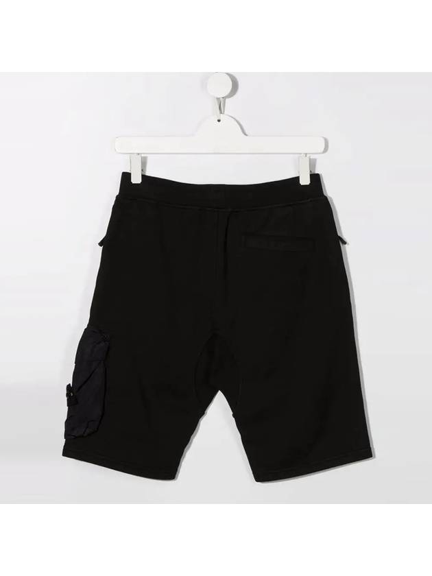 Kids Cargo Shorts Black - STONE ISLAND - BALAAN 4